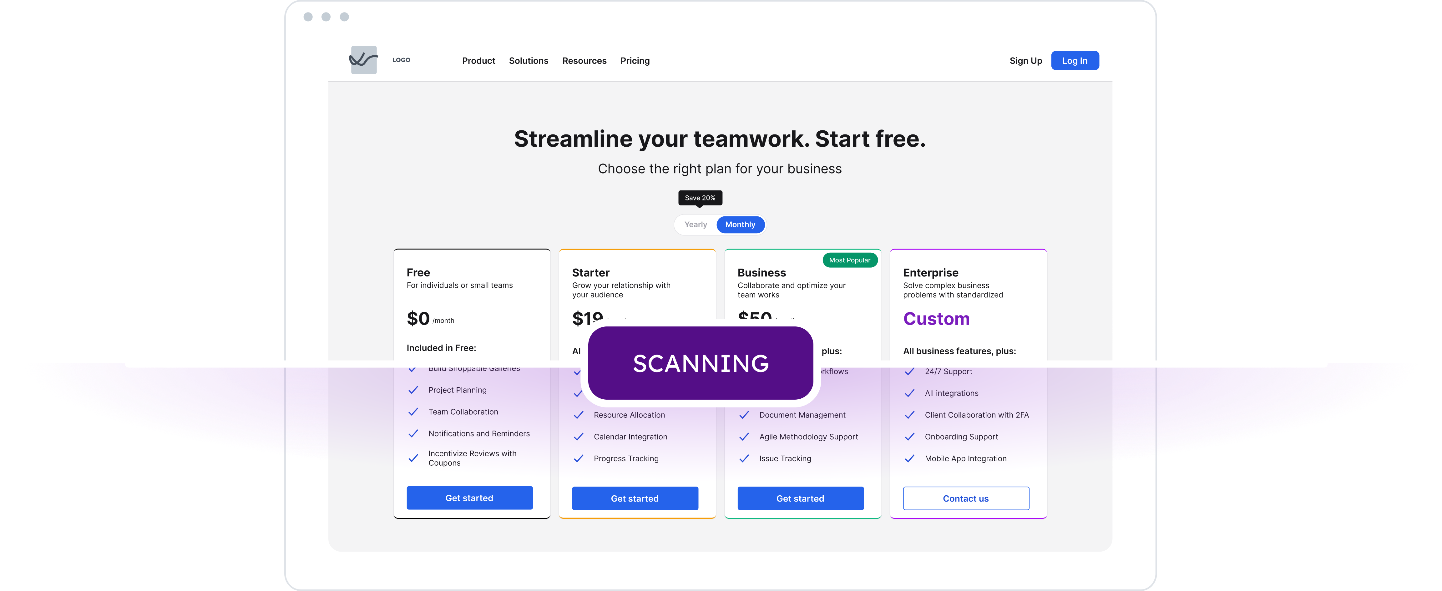 scan website